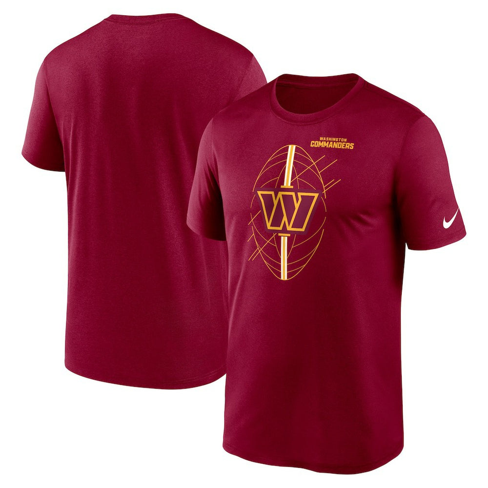 Washington Commanders Legend Icon Performance T-Shirt - Burgundy T-shirts