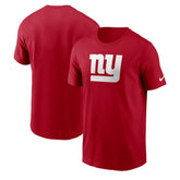 New York Giants Primetime Logo Essential T-Shirt - Red T-shirts
