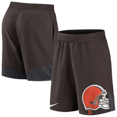 Cleveland Browns Stretch Performance Shorts - Brown Shorts