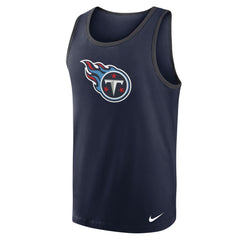 Tennessee Titans Tri-Blend Tank Top - Navy Tops