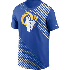 Los Angeles Rams Yard Line Fashion Asbury T-Shirt - Royal T-shirts