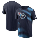Tennessee Titans Yard Line Fashion Asbury T-Shirt - Navy T-shirts
