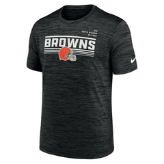 Cleveland Browns Yardline Velocity Performance T-Shirt - Anthracite T-shirts