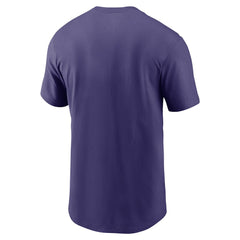 Baltimore Ravens Team Wordmark Essential T-Shirt - Purple T-shirts
