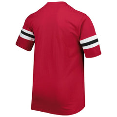 Arizona Cardinals Big & Tall Arm Stripe T-Shirt - Cardinal T-shirts