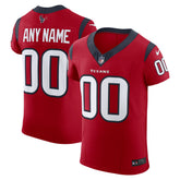Houston Texans Alternate Vapor F.U.S.E. Elite Custom Jersey - Red Jerseys