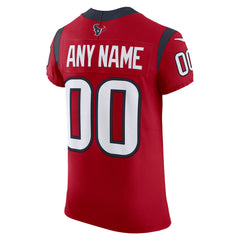 Houston Texans Alternate Vapor F.U.S.E. Elite Custom Jersey - Red Jerseys
