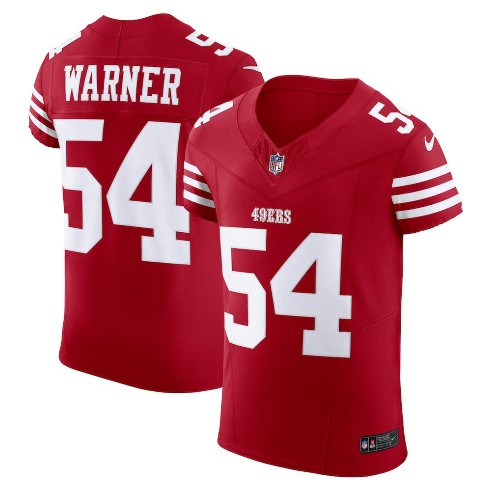 Fred Warner San Francisco 49ers Vapor F.U.S.E. Elite Jersey - Scarlet Jerseys