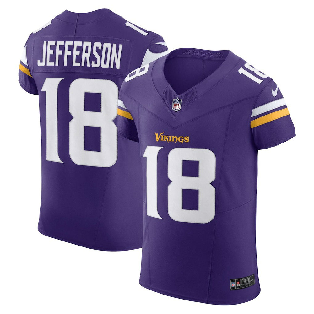 Justin Jefferson Minnesota Vikings Vapor F.U.S.E. Elite Jersey - Purple Jerseys