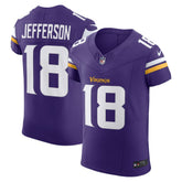 Justin Jefferson Minnesota Vikings Vapor F.U.S.E. Elite Jersey - Purple Jerseys