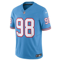 Jeffery Simmons Tennessee Titans Vapor F.U.S.E. Limited Jersey - Light Blue Jerseys