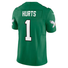 Jalen Hurts Philadelphia Eagles Vapor F.U.S.E. Limited Jersey - Kelly Green Jerseys