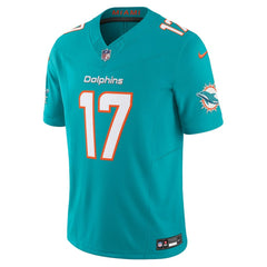 Jaylen Waddle Miami Dolphins Vapor F.U.S.E. Limited Jersey - Aqua Jerseys