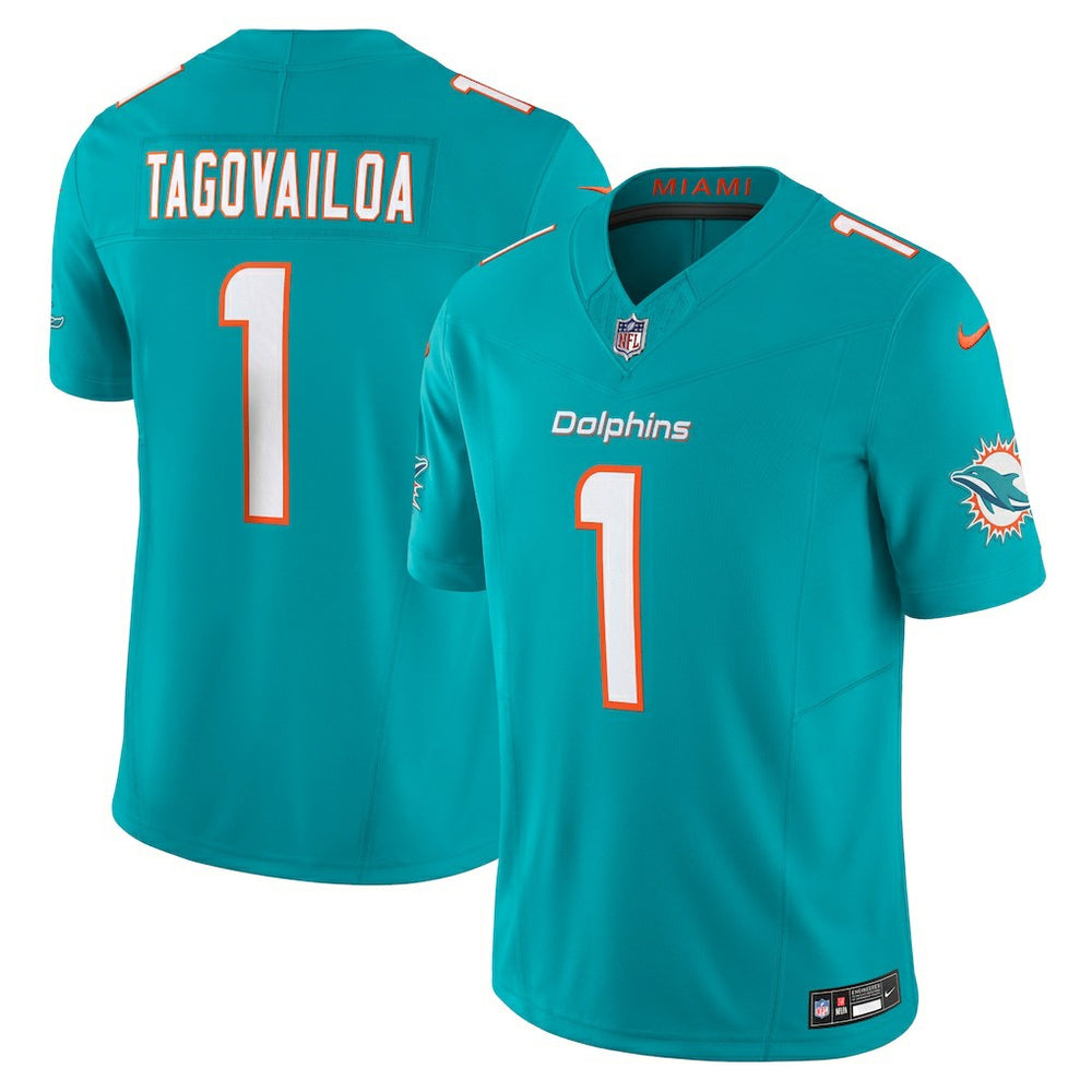 Tua Tagovailoa Miami Dolphins Vapor F.U.S.E. Limited Jersey - Aqua Jerseys