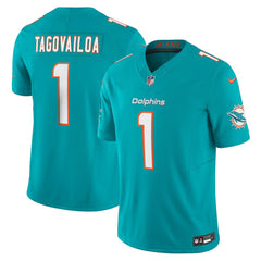 Tua Tagovailoa Miami Dolphins Vapor F.U.S.E. Limited Jersey - Aqua Jerseys