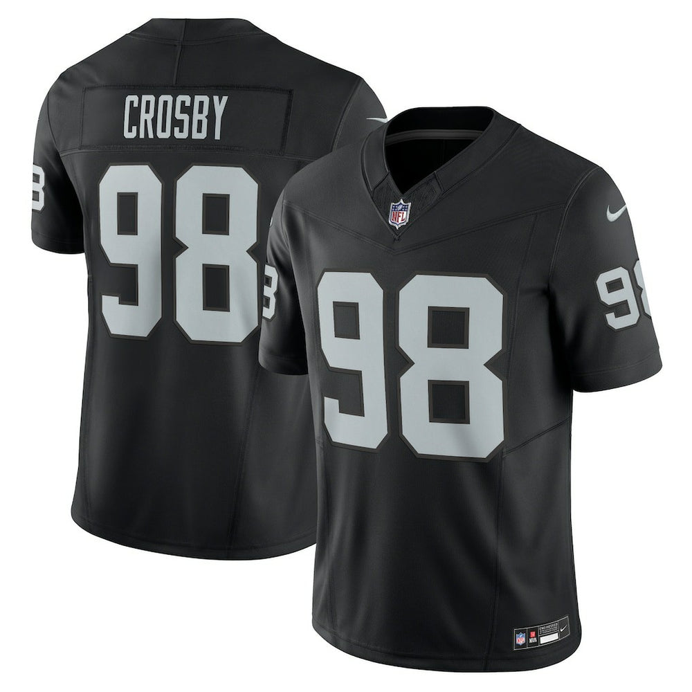 Maxx Crosby Las Vegas Raiders Vapor F.U.S.E. Limited Jersey - Black Jerseys