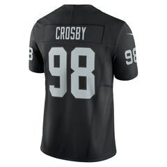 Maxx Crosby Las Vegas Raiders Vapor F.U.S.E. Limited Jersey - Black Jerseys