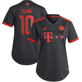 Leroy Sané Bayern Munich Women's 2022/23 Third Replica Player Jersey Charcoal - Adidas discount