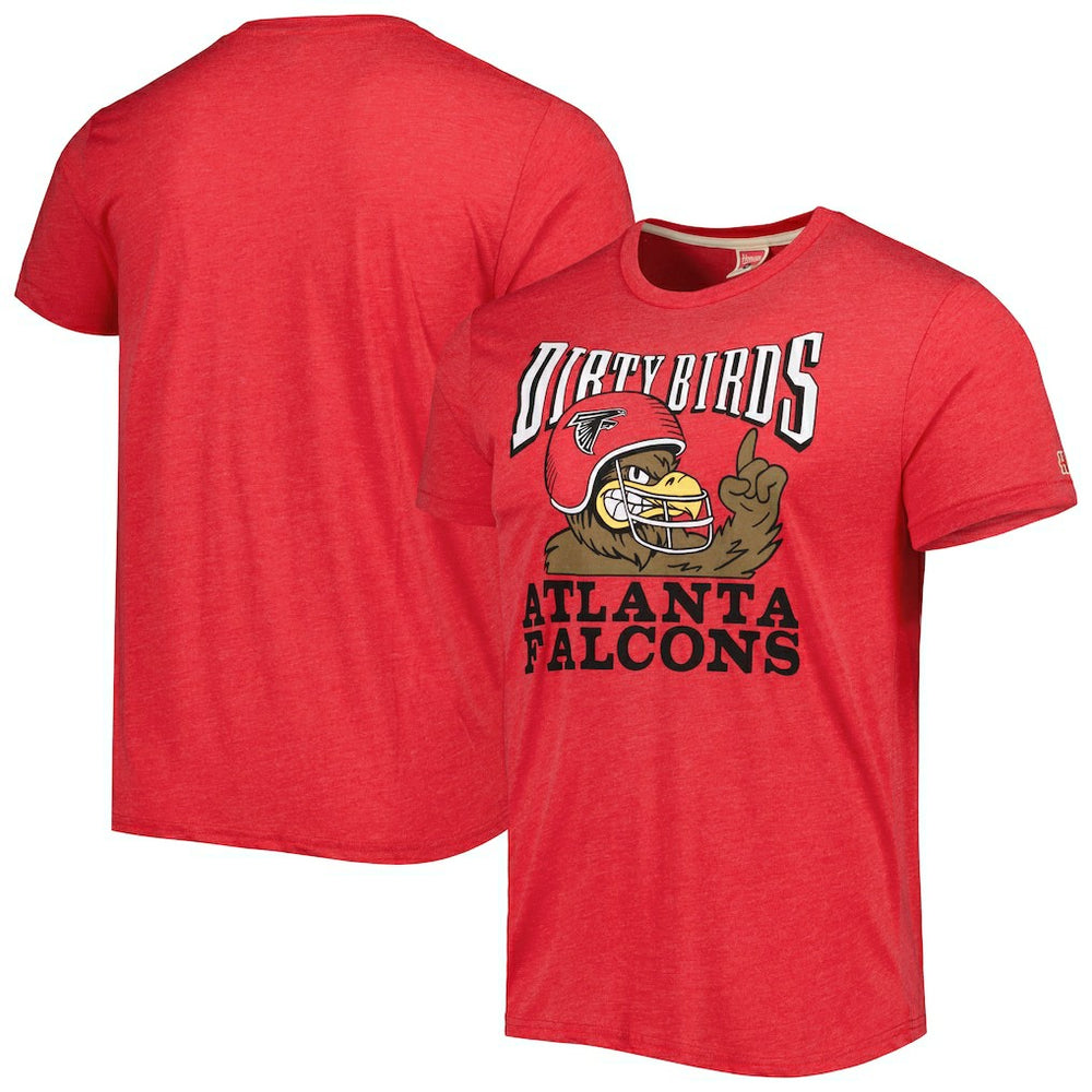Atlanta Falcons Homage Dirty Birds Hyper Local Tri-Blend T-Shirt - Red T-shirts