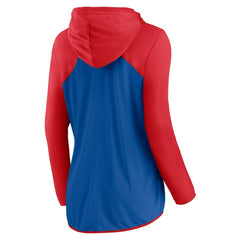 Chicago Cubs Fanatics Women's Forever Fan Full-Zip Hoodie Jacket - Royal/Red Jackets