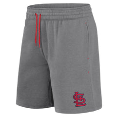 St. Louis Cardinals Fanatics Arch T-Shirt & Shorts Combo Set - Red/Heather Gray Shorts