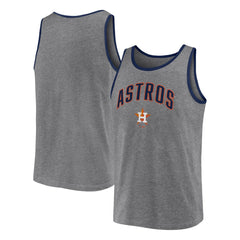 Houston Astros Fanatics Primary Tank Top - Heather Gray Tanks