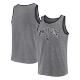 Chicago White Sox Fanatics Primary Tank Top - Heather Gray Tanks