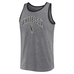 Chicago White Sox Fanatics Primary Tank Top - Heather Gray Tanks