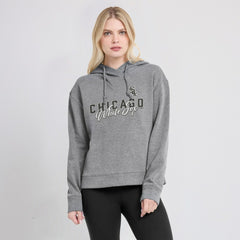 Chicago White Sox Fanatics Women's Script Favorite Lightweight Pullover Hoodie - Heather Gray Hoodies
