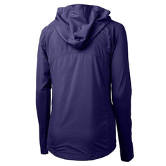 Minnesota Vikings Cutter & Buck Women's Adapt Eco Knit Hybrid Recycled Full-Zip Hoodie - Purple Hoodies