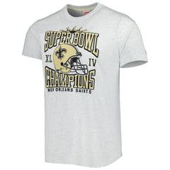 New Orleans Saints Homage Champs Hyper Local Tri-Blend T-Shirt - Ash T-shirts