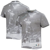 Larry Johnson Charlotte Hornets Above The Rim T-Shirt Heather Gray - Mitchell & Ness