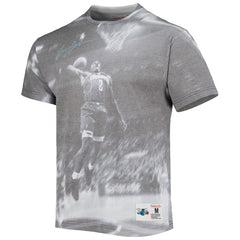 Larry Johnson Charlotte Hornets Above The Rim T-Shirt Heather Gray - Mitchell & Ness