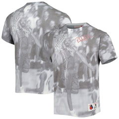Rasheed Wallace Detroit Pistons Above The Rim T-Shirt Heather Gray - Mitchell & Ness outlet