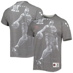 Vince Carter Toronto Raptors Above The Rim T-Shirt Heather Gray - Mitchell & Ness
