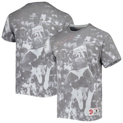 Dominique Wilkins Atlanta Hawks Above The Rim T-Shirt Heather Gray - Mitchell & Ness