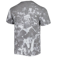 Dominique Wilkins Atlanta Hawks Above The Rim T-Shirt Heather Gray - Mitchell & Ness