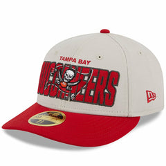 Tampa Bay Buccaneers New Era 2023 NFL Draft Low Profile 59FIFTY Fitted Hat - Stone/Red Hats