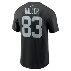 Darren Waller Las Vegas Raiders Player Name & Number T-Shirt - Black T-shirts