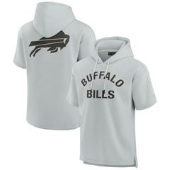 Buffalo Bills Unisex Elements Super Soft Fleece Short Sleeve Pullover Hoodie - Gray Hoodies