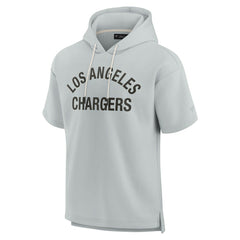 Los Angeles Chargers Unisex Elements Super Soft Fleece Short Sleeve Pullover Hoodie - Gray Hoodies