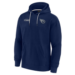 Tennessee Titans Unisex Elements Super Soft Fleece Pullover Hoodie - Navy Hoodies