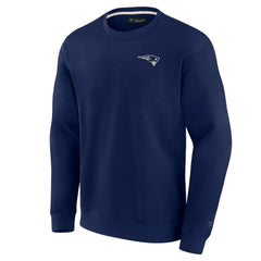 New England Patriots Unisex Elements Super Soft Pullover Sweatshirt - Navy Pullover