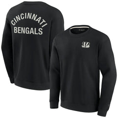 Cincinnati Bengals Unisex Elements Super Soft Pullover Sweatshirt - Black Pullover