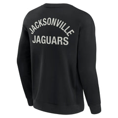 Jacksonville Jaguars Unisex Elements Super Soft Pullover Sweatshirt - Black Pullover