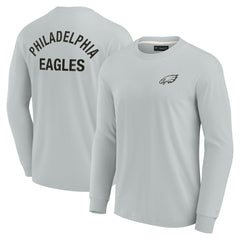 Philadelphia Eagles Unisex Elements Super Soft Long Sleeve T-Shirt - Gray T-shirts