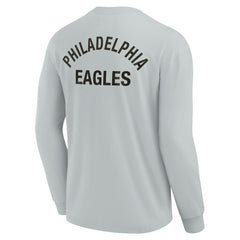 Philadelphia Eagles Unisex Elements Super Soft Long Sleeve T-Shirt - Gray T-shirts
