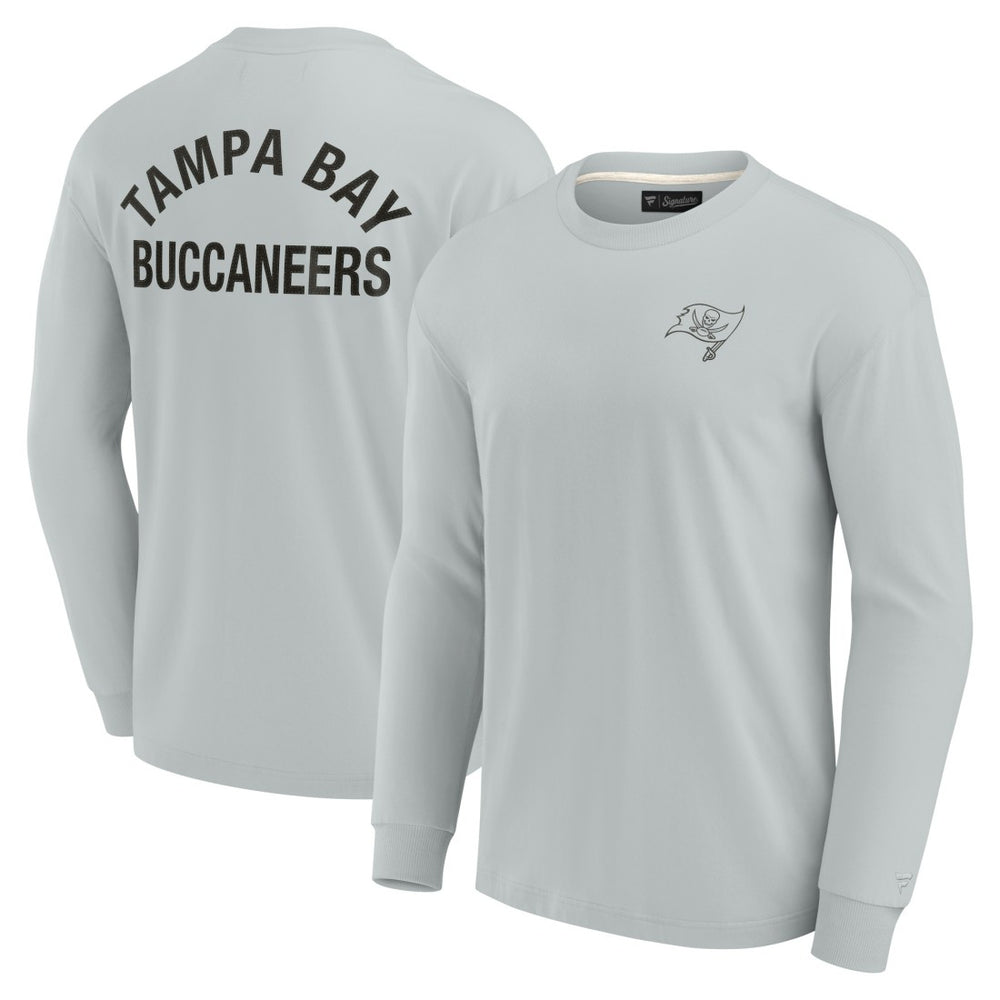 Tampa Bay Buccaneers Unisex Elements Super Soft Long Sleeve T-Shirt - Gray T-shirts