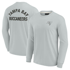 Tampa Bay Buccaneers Unisex Elements Super Soft Long Sleeve T-Shirt - Gray T-shirts