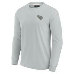 Tennessee Titans Unisex Elements Super Soft Long Sleeve T-Shirt - Gray T-shirts